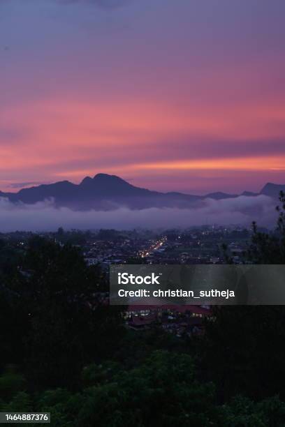 Malang Sky View And City View Stock Photo - Download Image Now - Landscape - Scenery, Night, Scenics - Nature