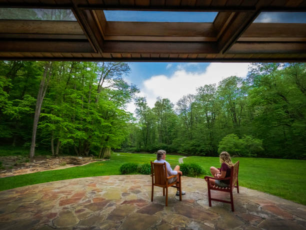 istock Father and daughter hanging out in the back yard 1464889962