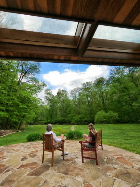 istock Father and daughter hanging out in the back yard 1464890128