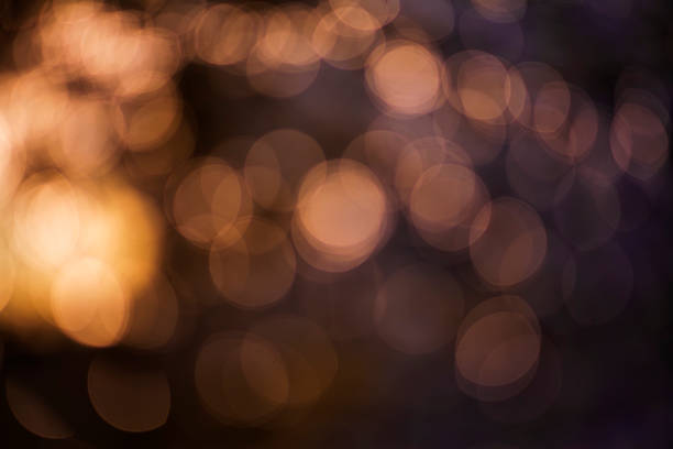 Refracción Bokeh de superposición de destellos de luz - foto de stock