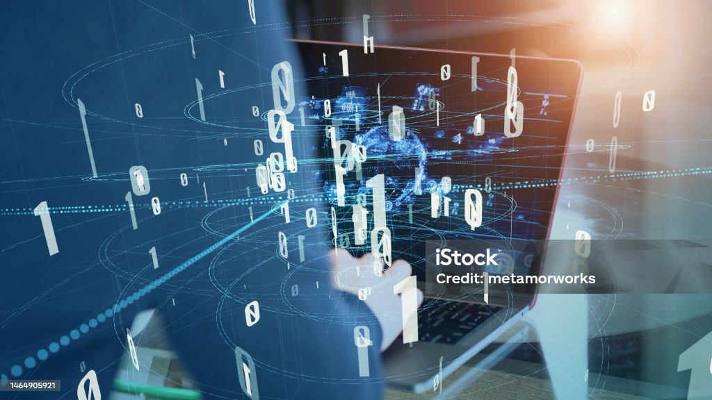 Digital Transformation Concept System Engineering Binary Code ...