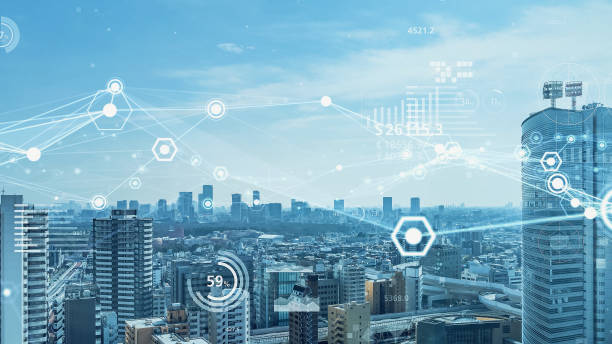 istock Global communication network concept. Worldwide business. IoT (Internet of Things) concept. 1464906667
