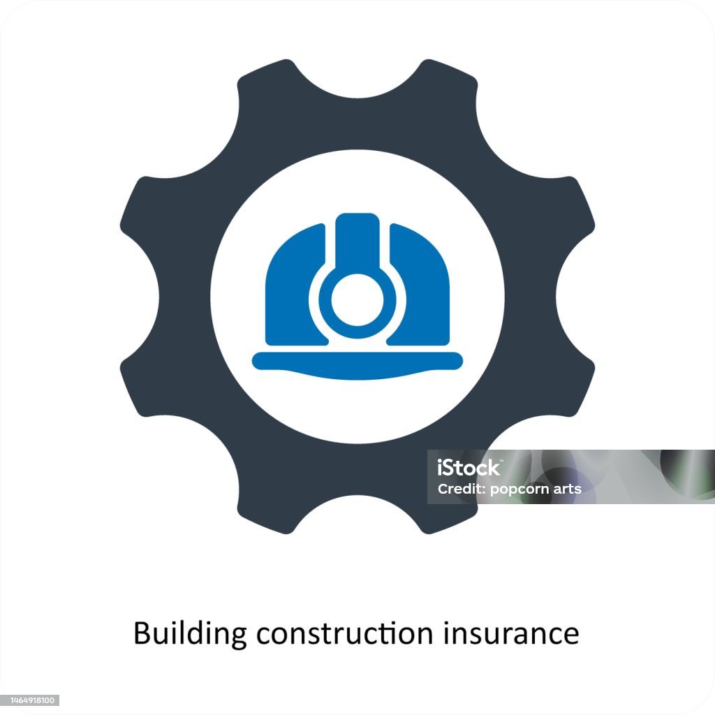 Insurance Building Vector Building Construction Insurance Stock Illustration - Download Image Now ...