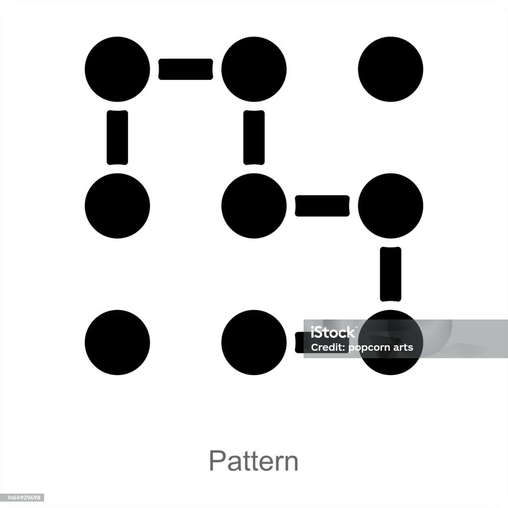 Empty Pattern Lock Pattern Lock Stock Illustration - Download Image Now - Concepts ...