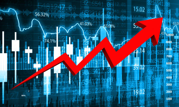 istock Stock market online business graph. forex trading graph 1464932751