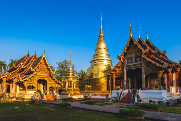 istock Stupa at Wat Phra Singh in Chiang Mai 1464940514