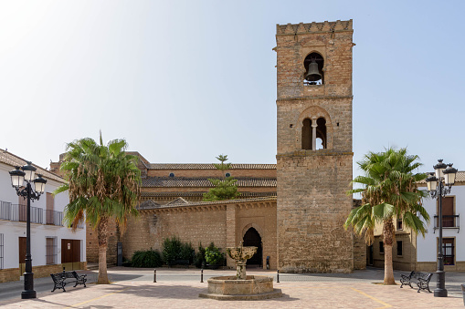 A typical town in southern Spain, in the province of Huelva. Andalusia, Niebla