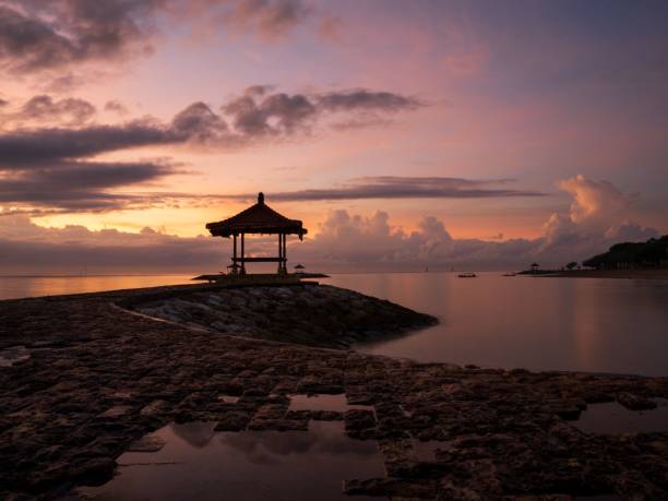 istock Sanur Beach during scenic sunrise in Bali, Indonesia 1464952010