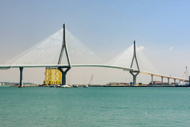 istock Cable-stayed bridge over the Bay of Cadiz, Andalusia, Spain 1464952845