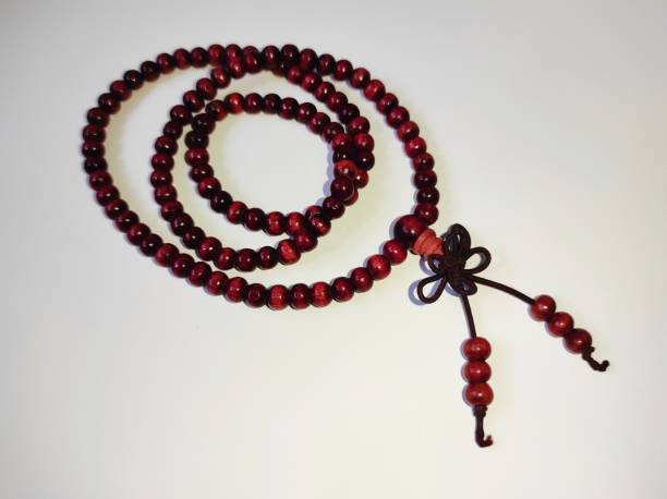 istock Bracelet natural wood beads, Buddha beads, round beads 1464957070