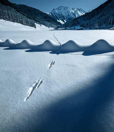A beautiful shot of Gerlos, winter wonderland, Austria
