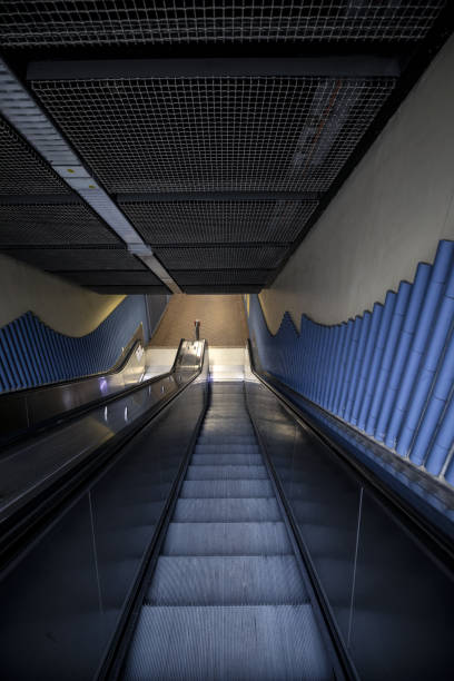 istock View at an empty subway in Frankfort, Germany 1464957436
