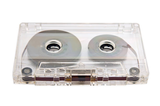 istock Closeup shot of an old cassette isolated on white background 1464961521