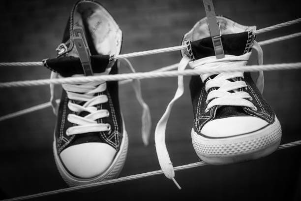 Shoes - run down -  isolated on white - Adobe RGB