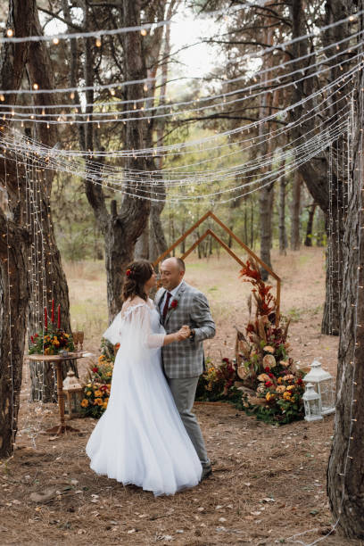 istock man and woman got engaged in autumn forest 1464970335