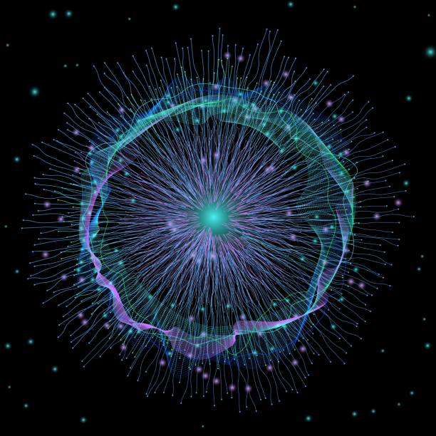 istock Big Data concept. Abstract image of neural connections for a design on the theme of artificial intelligence, big date, neural connections. 1464971075