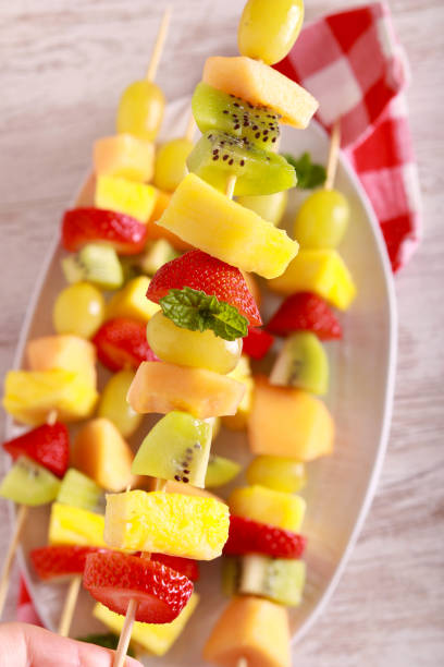 istock Fruit Skewers fun and healthy 1464979123