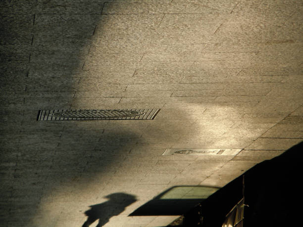 istock Female silhouette standing by a car door 1464981388