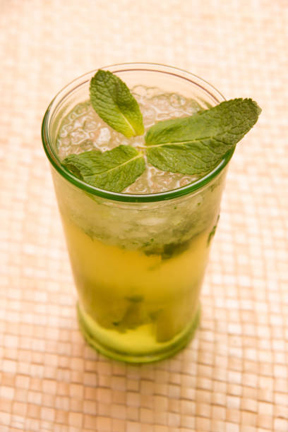 istock Mojito cocktail with mint leaves 1464981531
