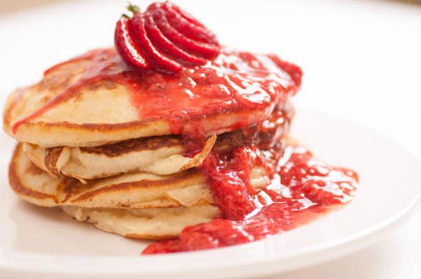 istock home made strawberry pancakes 1464983400