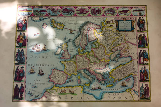 istock Antique Map of the Europe 1464992668