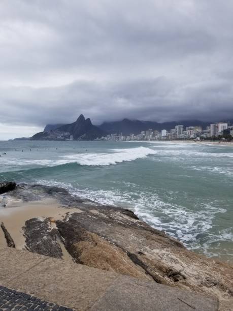 istock Amazing landscape of Ipanema beach 1464997769