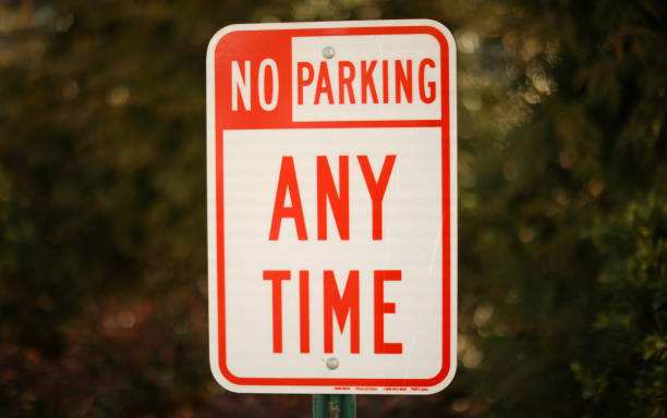 istock Parking sign during daytime road information 1465006920