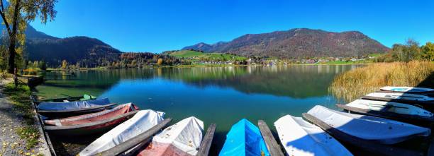 istock Boats at the lake 1465009387