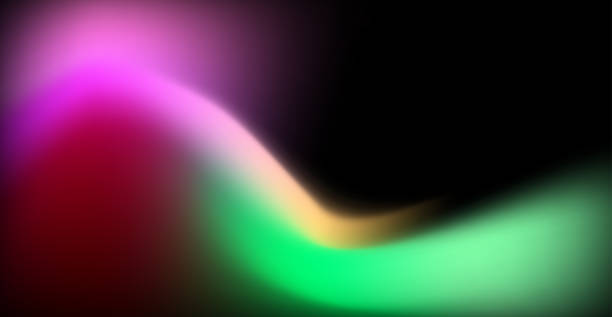 istock abstract colorful pink, green, yellow black holographic mesh wavy texture background. eps10 vector 1465013970