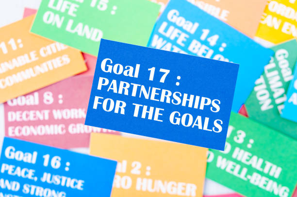 istock The Goal 17 : Partnerships for the goals.The SDGs 17 development goals environment. Environment Development concepts. 1465018892