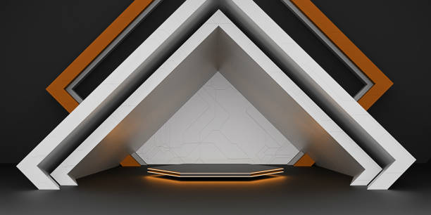 istock neon podium laser light technology background science fiction bright tone interior sci fi spaceship 3d illustration 1465026493