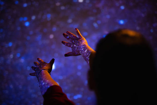 istock Enjoying night sky and Milky Way stars. 1465027890