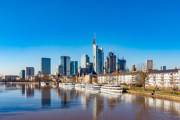 istock view to skyline of Frankfurt with river Main 1465038726