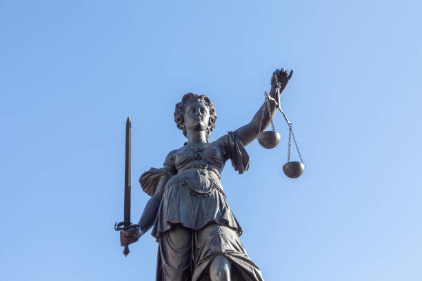 istock Statue of Lady Justice (Justitia) in Frankfurt 1465039420