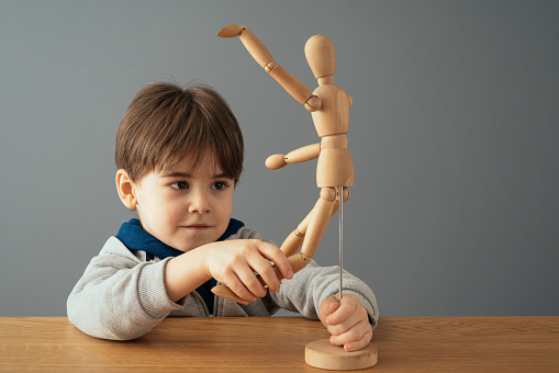wooden dummies figure, study, play