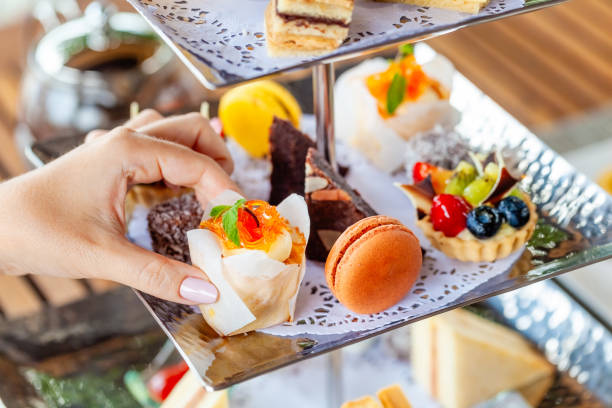 istock English afternoon tea desserts with beautiful breakfast snacks 1465052650