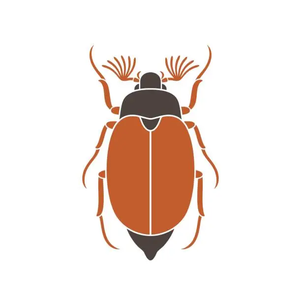 Vector illustration of Chafer logo. Isolated chafer on white background