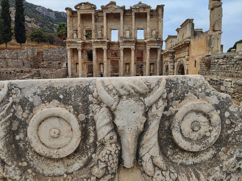 The Celcus library in Ephesus ancient city