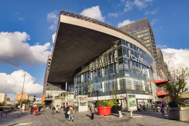 Shopping Center Euralille In Lille France Stock Photo - Download