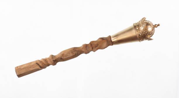 istock wooden royal wand isolated on white background 1465073101