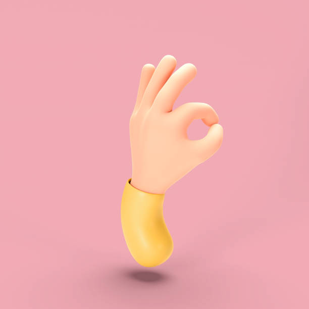 istock Hand counting from one to five isolated on white background. Set of stock 3D illustrations of palms with raised fingers. Communication gestures concept. Finger counter. 1465080821