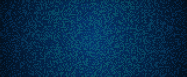 istock Digital technology background. Digital data square blue pattern pixel background 1465080999