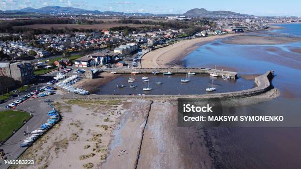 Fisherrow Harbour In Musselburgh View Scotland Uk Stock Photo - Download Image Now