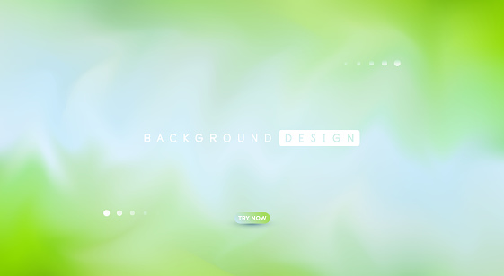 Green blurred gradient nature abstract background