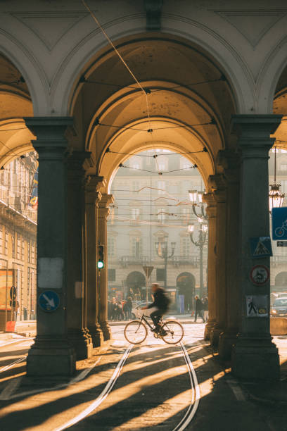istock Turin street life Biker 1465093125