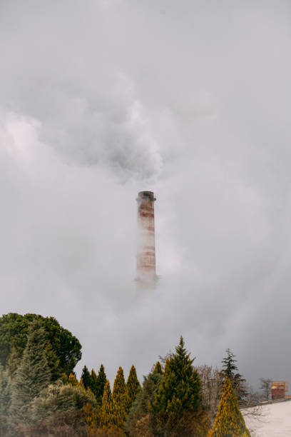 istock Thermal Power Plant Chimney 1465097871