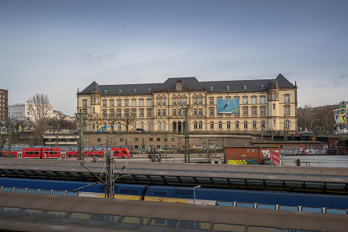 Hamburg, Germany - Jan 11, 2020: Museum of Arts and Crafts (Museum fur Kunst und Gewerbe) - Hamburg, Germany