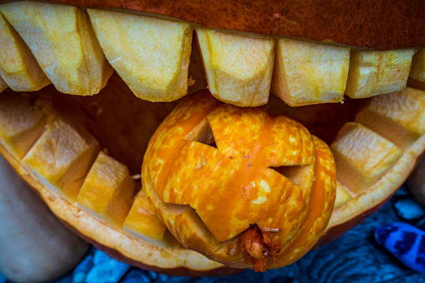 typical pumpkin decoration