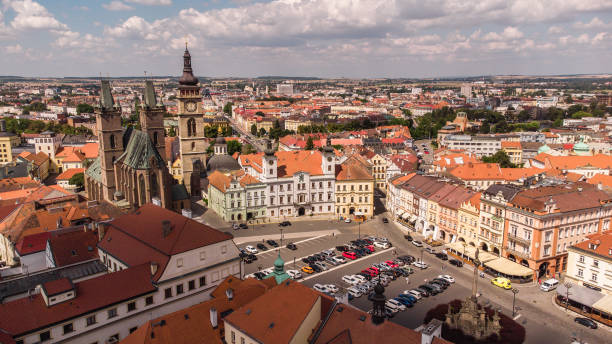 istock Hradec Kralove old town from above 1465108220