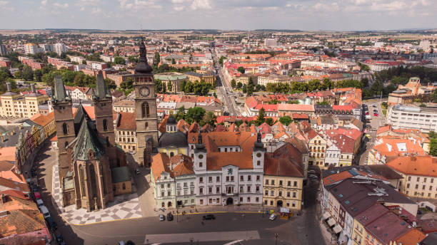 istock Hradec Kralove old town from above 1465108234